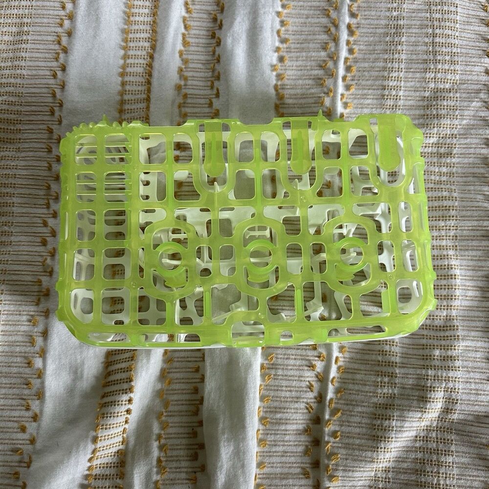Dr. Brown's Dishwasher Basket for Small Baby Bottle Parts, Original, Green, Used